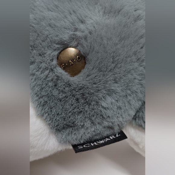 Plush Husky with Removable Tree Headband FAO Schwarz - Picture 4 of 5